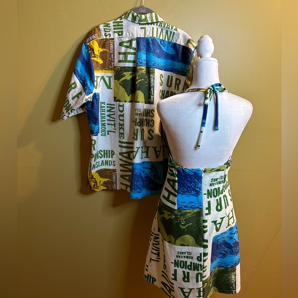 Rare Vintage Surfer Line - Surfer Line Hawaii Halter Dress - Picture 8 of 8